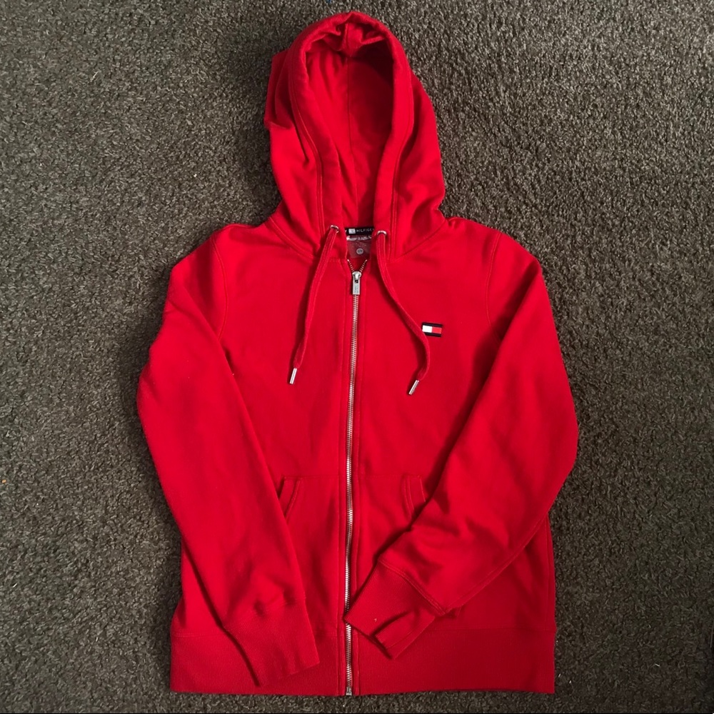 Tommy Hilfiger Red Zip Up